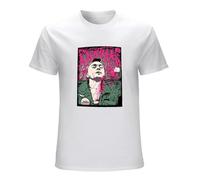 JBBKZ disc Men's Taxi Driver Travis Bickle Disturbia Retro Robert De NIRO Hipster 70S 80 T-Shirts White 3XL