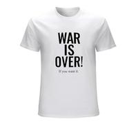 JBBKZ disc Men's War is Over If You Want It T-Shirts White L