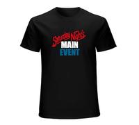 JBBKZ disc Saturday Nights Main Event Men's T Shirt Black 3XL