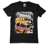 JBBKZ disc Short Sleeve Exclusive Men's T-Shirt - Jeff Gordon Design Black XXL