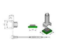 JBC c245303 SMD de pointe à dessouder pour T245