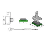 JBC C245304 SMD Pointe à dessouder pour T245