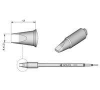 JBC Panne de fer à souder C470016 pour T470 – forme de burin 4.0 mm, longueur 13 mm, 1 pc(s)
