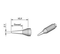 JBC Tools C245041 Panne de fer à souder forme ronde, droite Taille de la panne 1.0 mm Contenu 1 pc(s)