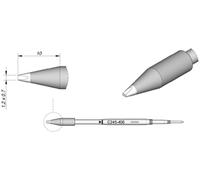 JBC Tools C245406 Panne de fer à souder forme de burin, droite Taille de la panne 0.7 mm Longueur de la panne 10 mm Contenu 1 pc(s)