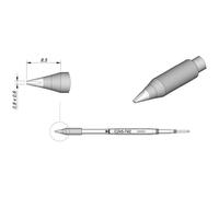 JBC Tools C245742 Panne de fer à souder forme de burin, droite Taille de la