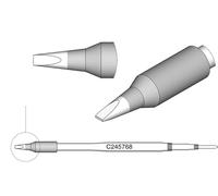 JBC Tools Panne de fer à souder C245768 en forme de burin, droite 0,3 mm 10 mm 1 pièce
