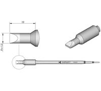 JBC Tools C470017 Panne de fer à souder forme de burin, droite Taille de la panne 1.2 mm Contenu 1 pc(s)