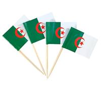 JBCD Lot de 200 mini drapeaux pour cupcakes (Algérie)