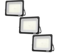JBdusn 3pcs Projecteur LED 100W, Superlumineux spot extérieur Blanc Froid 6500K, IP66 Eclairage de Sécurité Floodlight lumiere pour Jardin Stade Garage entrepôt Magasin Atelier Dépôt