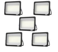 JBdusn 5pcs Projecteur LED 50W, Superlumineux spot extérieur Blanc Froid 6500K, IP66 Eclairage de Sécurité Floodlight lumiere pour Jardin Stade Garage entrepôt Magasin Atelier Dépôt
