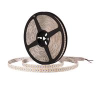 JBdusn Bande LED COB 24 V 3000 K, 20 m, flexible, haute densité, 15 mm de large, 240 LED/m, découpable, bande lumineuse LED autocollante pour chambre à coucher, cuisine, projet d'éclairage DIY (sans