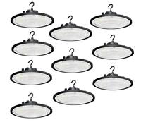 JBdusn UFO Projecteur LED Industrie 300Wl, 10pcs High Bay Lumière éclairage d'atelier Lampe Industrielle LED Lustre Intérieur, Hall Projecteur Lampe pour Entrepôt Garage Usine Atelier Gymnase