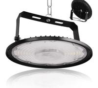 JBdusn UFO Projecteur LED Industriel 300W, High Bay Eclairage Atelier avec Support 30000LM UFO Lampe Atelier 6500K, IP65 Étanche Éclairage de Plafond LED pour Garage Entrepôt Atelier Sous-sol Usine