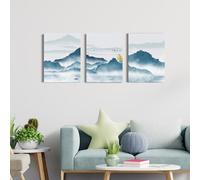 JBER Lot de 3 impressions sur toile murale moderne pour mur, chambre à coucher, salon, table, beau cadeau, encadré, 30 x 40 cm (CANVAS-08)