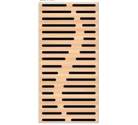 JBER Lot de 4 panneaux acoustiques en mousse - Autocollants et insonorisants pour murs - Panneaux muraux décoratifs 3D en fibre de polyester perforée à trois couches pour studio d'enregistrement