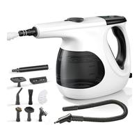 JBER Nettoyeur Vapeur Portable, Chauffage Instantané en 3 Secondes, 400ML | 110℃ Nettoyeur Vapeur à Main pour un Nettoyage Efficace, 1200W Steam Cleaner pour Cuisine, Fenêtre, Salle de Bain et Voiture