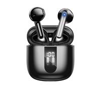 JBES Ecouteurs Bluetooth sans Fil, Écouteurs sans Fil Bluetooth 5.4, 6 Micro ENC Anti Bruit, Basses Puissantes, 60H de Lecture, étanchéité IP5, Oreillette pour iphone Android (Obsidienne)