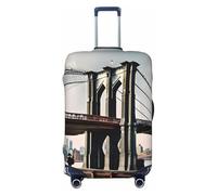 JBJGKHLP Brooklyn Bridge S Print Valise élastique universelle étanche pour voyage d'affaires vacances, Noir , M, Bagage à main