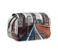 JBJGKHLP Brooklyn Bridge Trousse polyvalente de grande capacité de rangement pour maquillage, trousse de toilette, voyage, bureau