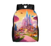 JBJGKHLP Candy Land Sac à dos unisexe élégant et léger Motif imprimé pays