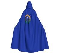 JBJGKHLP Cape à capuche unisexe avec imprimé drapeau de l'État du Nevada, costume de vacances, carnaval, fête, décoration à thème célébrations