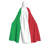 JBJGKHLP Cape à capuche unisexe avec imprimé drapeau de l'Italie, costume de vacances, carnaval, fête, décoration à thème célébrations