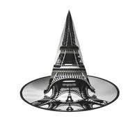 JBJGKHLP Chapeau de carnaval avec imprimé Tour Eiffel de Paris Noir