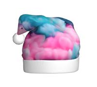 JBJGKHLP Chapeau de Noël unisexe en coton rose avec imprimé bonbon pour adulte