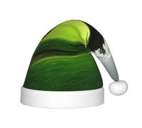 JBJGKHLP Chapeau de Noël vert avec imprimé parcours de golf pour enfants, convient pour les fêtes de fin d'année, célébrations