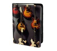 JBJGKHLP Étui portefeuille unisexe léger et sécurisé pour passeport de guitare, Noir , Taille unique