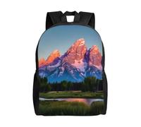 JBJGKHLP Grand Teton National Park Print Sac à dos élégant et léger Unisexe Sac à dos d'extérieur Voyage Quotidien Randonnée