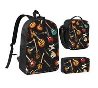 JBJGKHLP Guitars-Standard-Scale-2_00x Sac à dos d'école, sac à déjeuner, trousse à stylos, école, voyage, activités de plein air, shopping