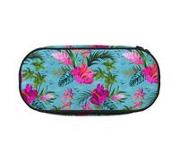 JBJGKHLP Hello Hawaii Trousse à crayons pratique avec impression hawaïenne, Noir , Taille unique, Organiseur de sac