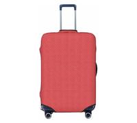 JBJGKHLP Housse de protection élastique universelle à pois rouges et blancs pour voyage d'affaires vacances, Noir , XL, Bagage à main