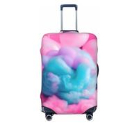JBJGKHLP Housse de protection élastique universelle en coton rose avec imprimé bonbon pour voyage d'affaires vacances, Noir , L, Bagage à main