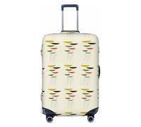 JBJGKHLP Housse de protection élastique universelle imprimée moderne du milieu du siècle pour voyage d'affaires vacances, Noir , XL, Bagage à main