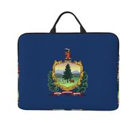 JBJGKHLP Housse pour ordinateur portable 14" avec imprimé drapeau du Vermont - Pour l'école, le bureau, les voyages, un usage quotidien