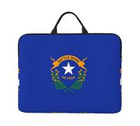 JBJGKHLP Housse pour ordinateur portable 14" Motif drapeau de l'État du Nevada Pour l'école, le bureau, les voyages, usage quotidien