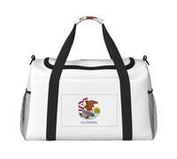 JBJGKHLP Illinois State Flag Print Sac de voyage polyvalent à main pliable Sac fourre-tout à bandoulière pour voyage d'affaires en plein air