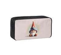 JBJGKHLP Joli chapeau de nain imprimé simple et spacieux, étui à stylos de bureau pour papeterie de bureau, pochette de rangement légère