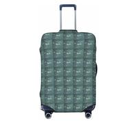 JBJGKHLP Leçon de mathématiques imprimée avec des mots - Valise élastique universelle - Protection étanche pour voyage, affaires, vacances, Noir , M, Bagage à main