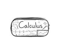 JBJGKHLP Mathématiques Géométrie Geek Calcul Imprimer Garçons Filles Clear Pencil Case École Fournitures de Bureau Transparent Pochette de Papeterie