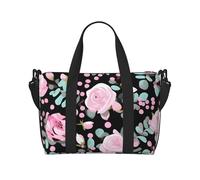 JBJGKHLP Sac à main polyvalent pour homme et femme Motif léopard Rose