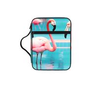 JBJGKHLP Sac de rangement étanche avec imprimé flamant rose et piscine - Cadeau religieux pour homme et femme