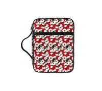JBJGKHLP Sac de rangement étanche avec imprimé fleurs rouges et marguerites blanches - Cadeau religieux pour homme et femme