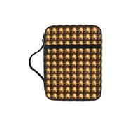 JBJGKHLP Sac de rangement étanche avec note de musique dorée avec étoile brillante tombée, cadeau religieux pour homme et femme