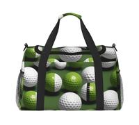 JBJGKHLP Sac de voyage polyvalent avec imprimé balle de golf - Sac à main pliable - Sac fourre-tout à bandoulière - Pour les voyages d'affaires en plein air