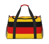 JBJGKHLP Sac de voyage polyvalent avec imprimé drapeau allemand - Sac à main pliable - Sac fourre-tout à bandoulière - Pour voyage d'affaires en plein air