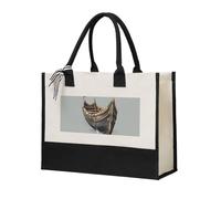 JBJGKHLP Sac fourre-tout en toile avec imprimé vieux bateaux vikings - Grande capacité - Respectueux de l'environnement - Pour la fête des mères